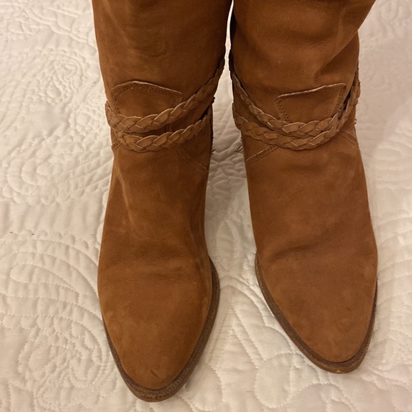 Dingo vintage stacked heel suede boot - Picture 4 of 12